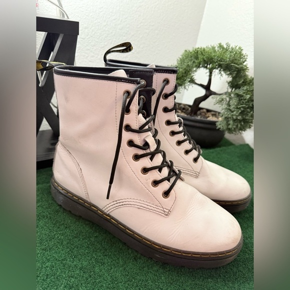 Dr. Martens Boots White  men size 9 Leather Zavala Boots main image 6